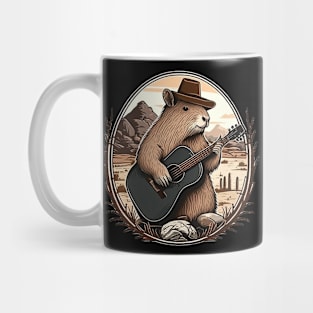 Country Capybara Mug